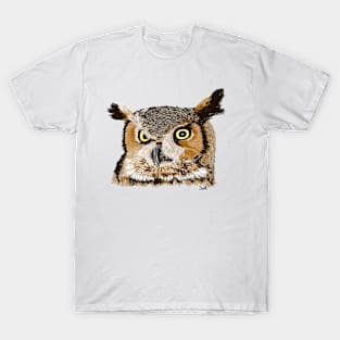 Great Horned Owl T-Shirt